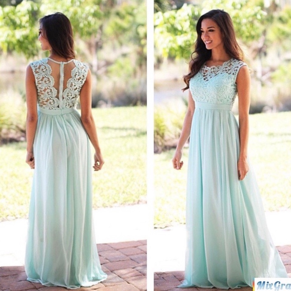 Lace maxi dress